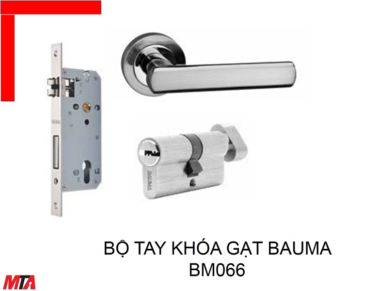 Bộ khóa cửa Bauma Hafele BM066 MSP 911.84.113 tay gạt phân thể
