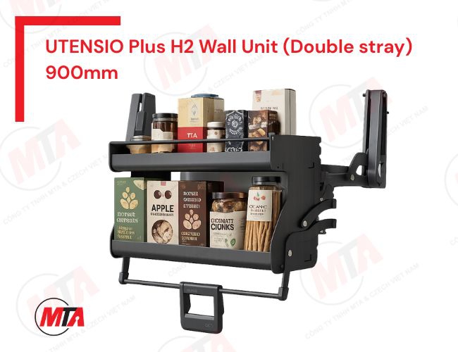 Kệ nâng hạ Hafele UTENSIO Plus H2 Wall Unit MSP 504.68.379 - Kệ 2 tầng cho tủ rộng 900mm