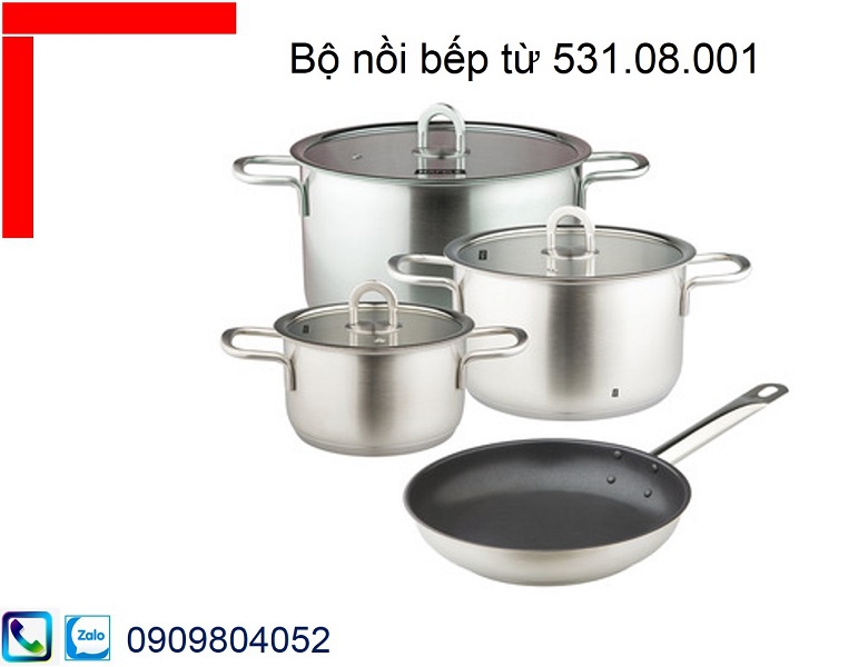 Bộ nồi bếp từ Hafele MSP 531.08.001 chất liệu inox 304