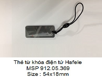 Thẻ từ khóa điện tử Hafele 912.05.369