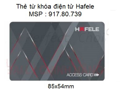Thẻ từ khóa điện tử Hafele 917.80.739