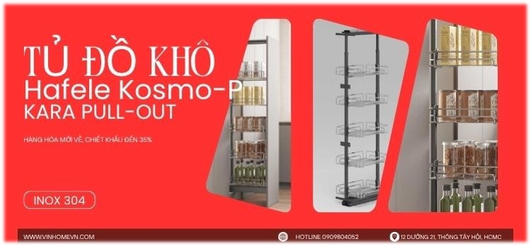 hafele kosmo-p inox304 kara pullout  